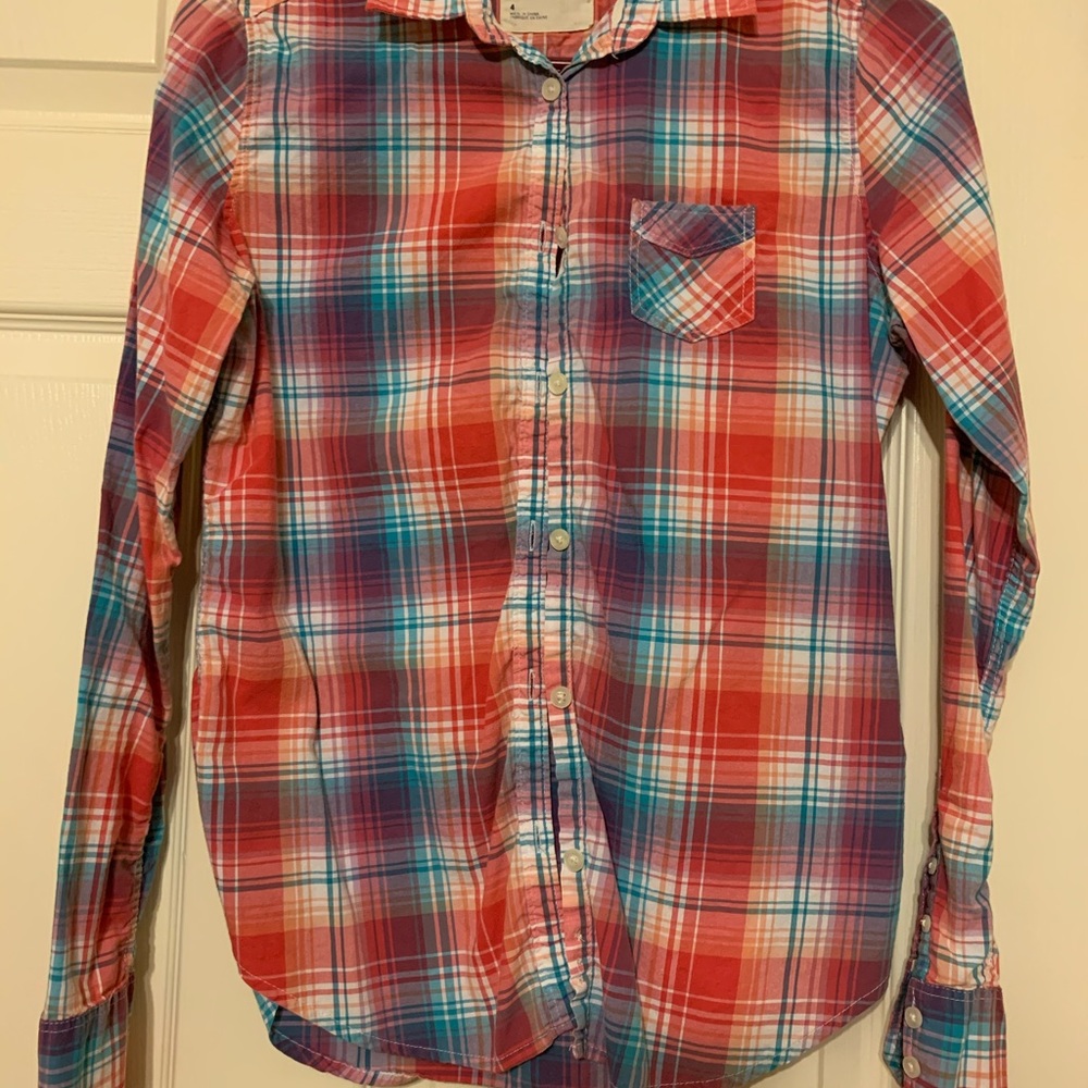 Plaid top